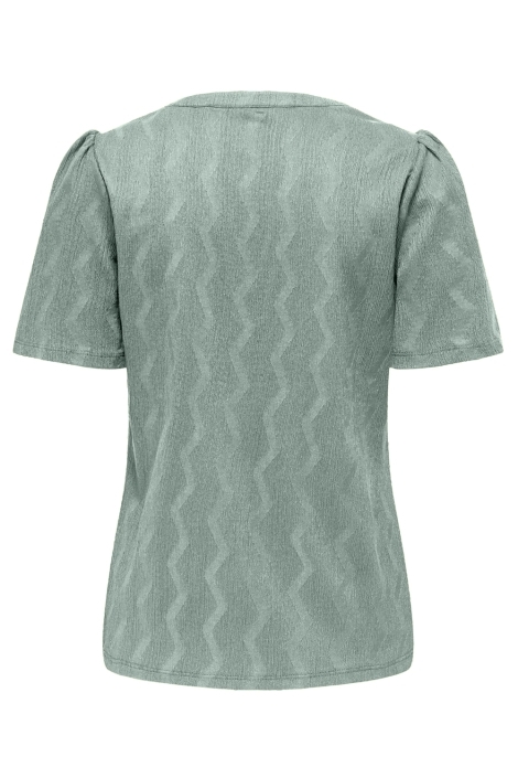 Only onldia s/s v-neck pleat top cs jrs